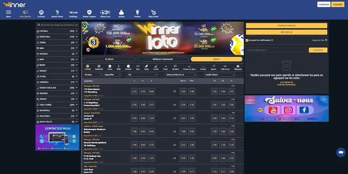 winner bet website new